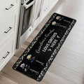Grandma's Garden Love Grows Here Birth Flower Stained Glass - Personalized Runner Rug