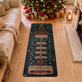 Custom Family Name Runner Rug - Gift For Family - Personalized Runner Rug
