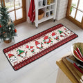 Christmas Gnomes Custom Family Name - Personalized Runner Rug