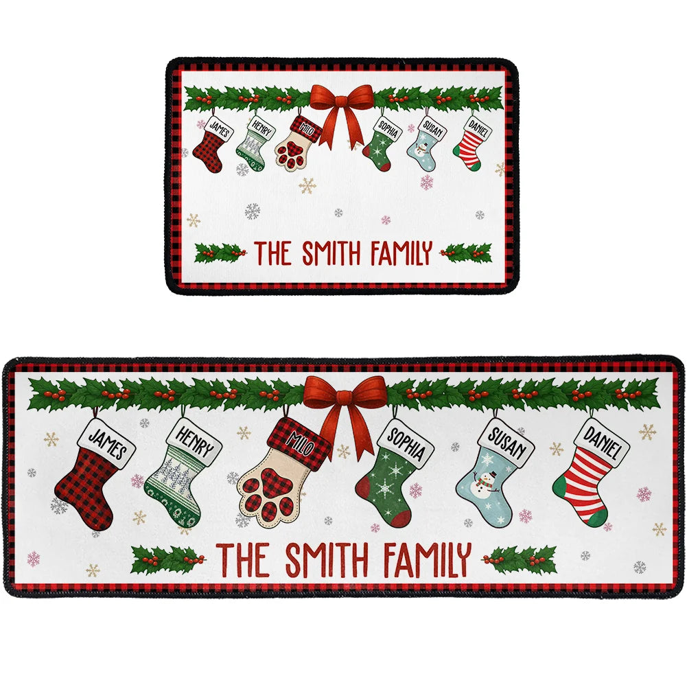 Christmas Together - Personalized Runner Rug