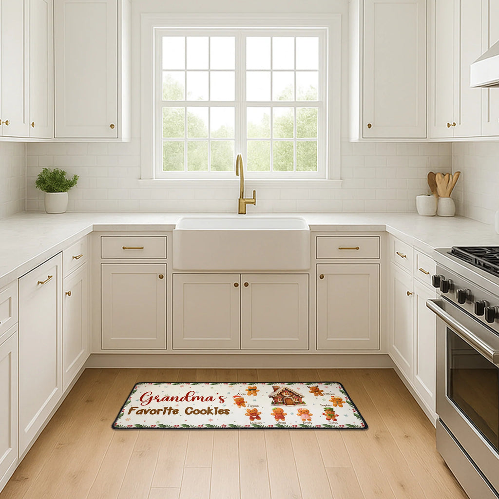 Grandma's Favorite Cookies - Personalized Runner Rug