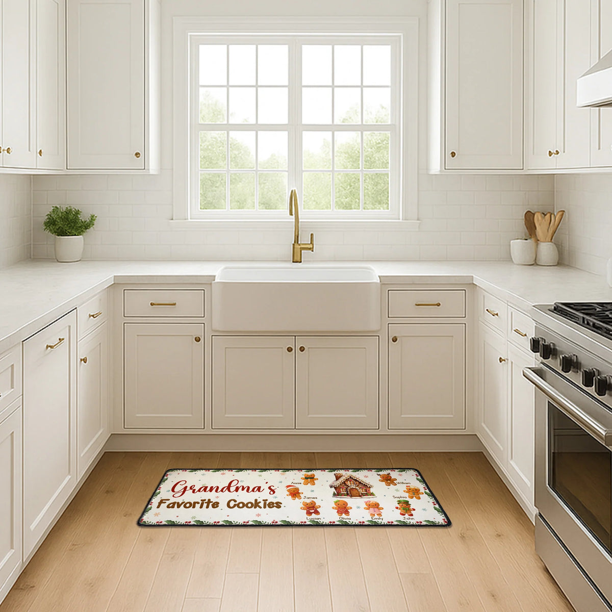 Grandma's Favorite Cookies - Personalized Runner Rug